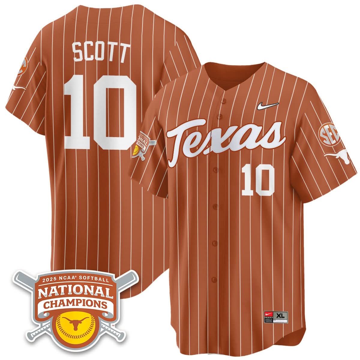 TL Softball 2025 World Series Champions Limited Jersey - Stitched