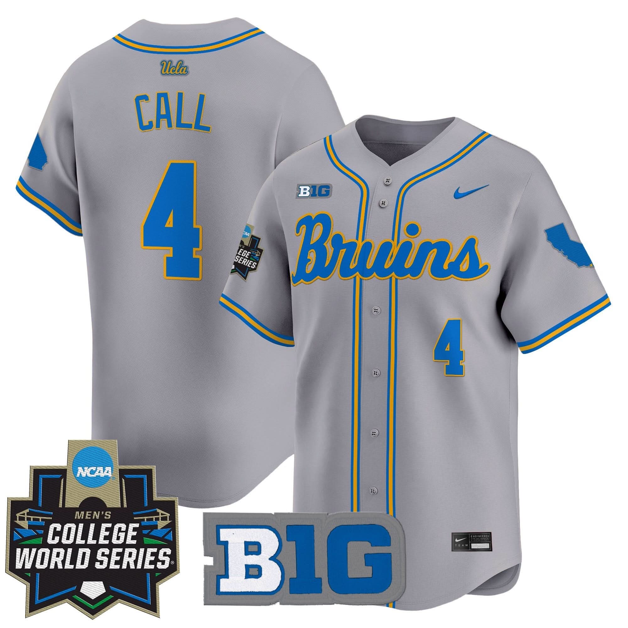 UCLA 2025 World Series Vapor Premier Limited Jersey - Stitched