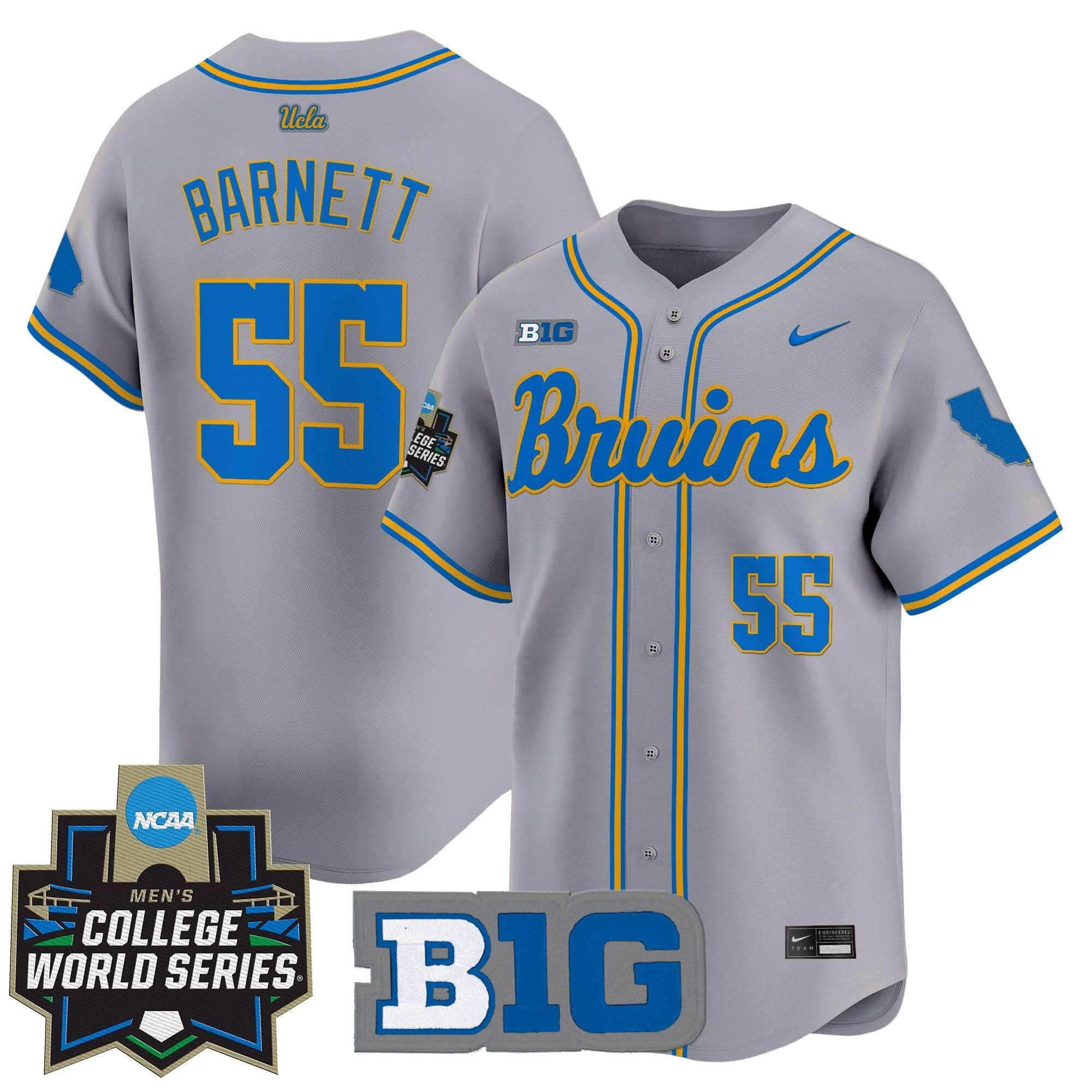 UCLA 2025 World Series Vapor Premier Limited Jersey - Stitched