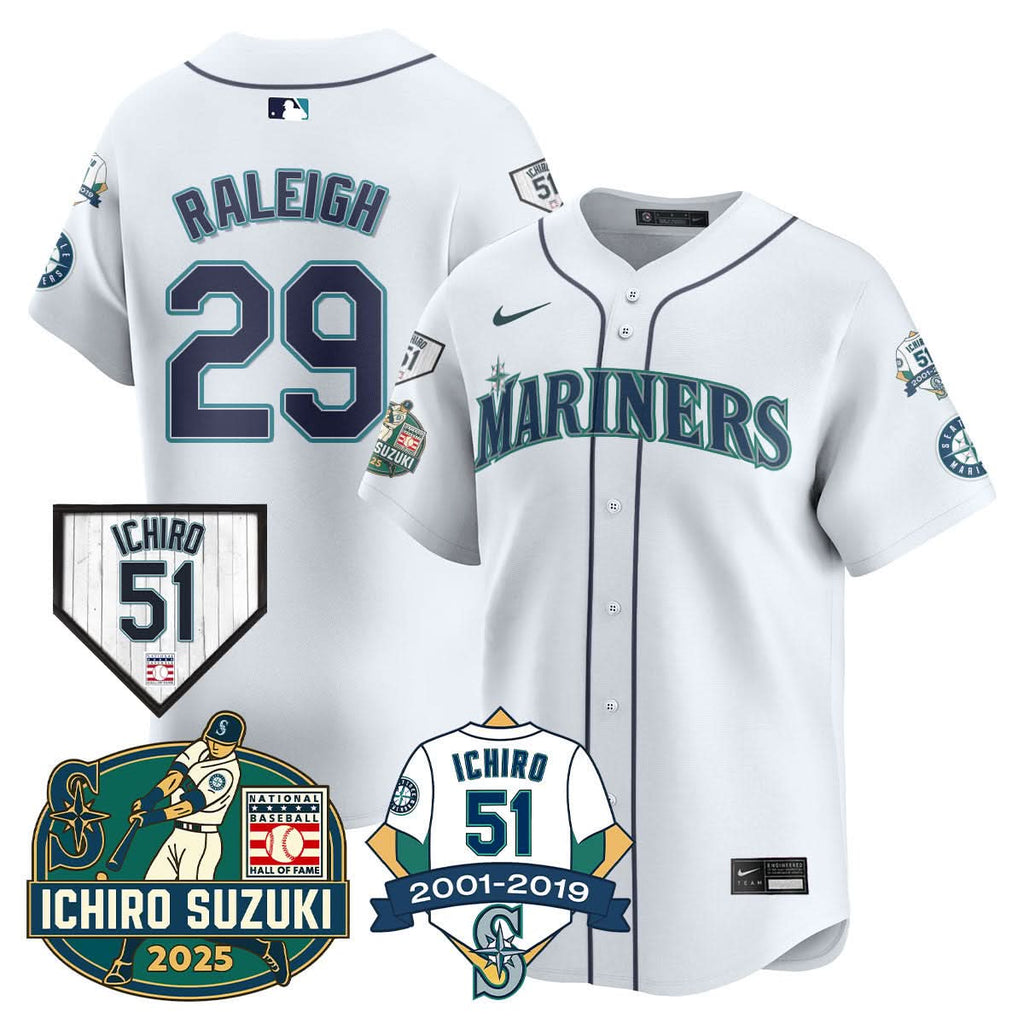 SM Ichiro Number Retirement Jersey - Stitched
