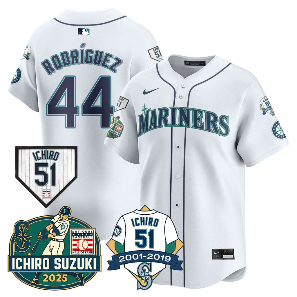 SM Ichiro Number Retirement Jersey - Stitched
