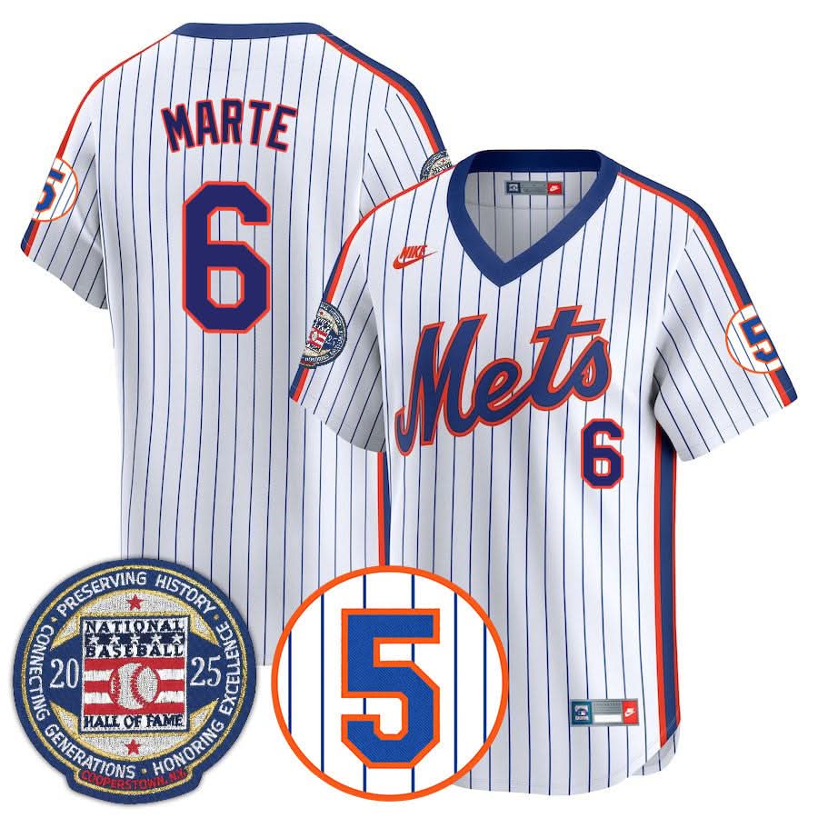 NYM Number Retirement & Hall of Fame Gold Jersey - Stitched