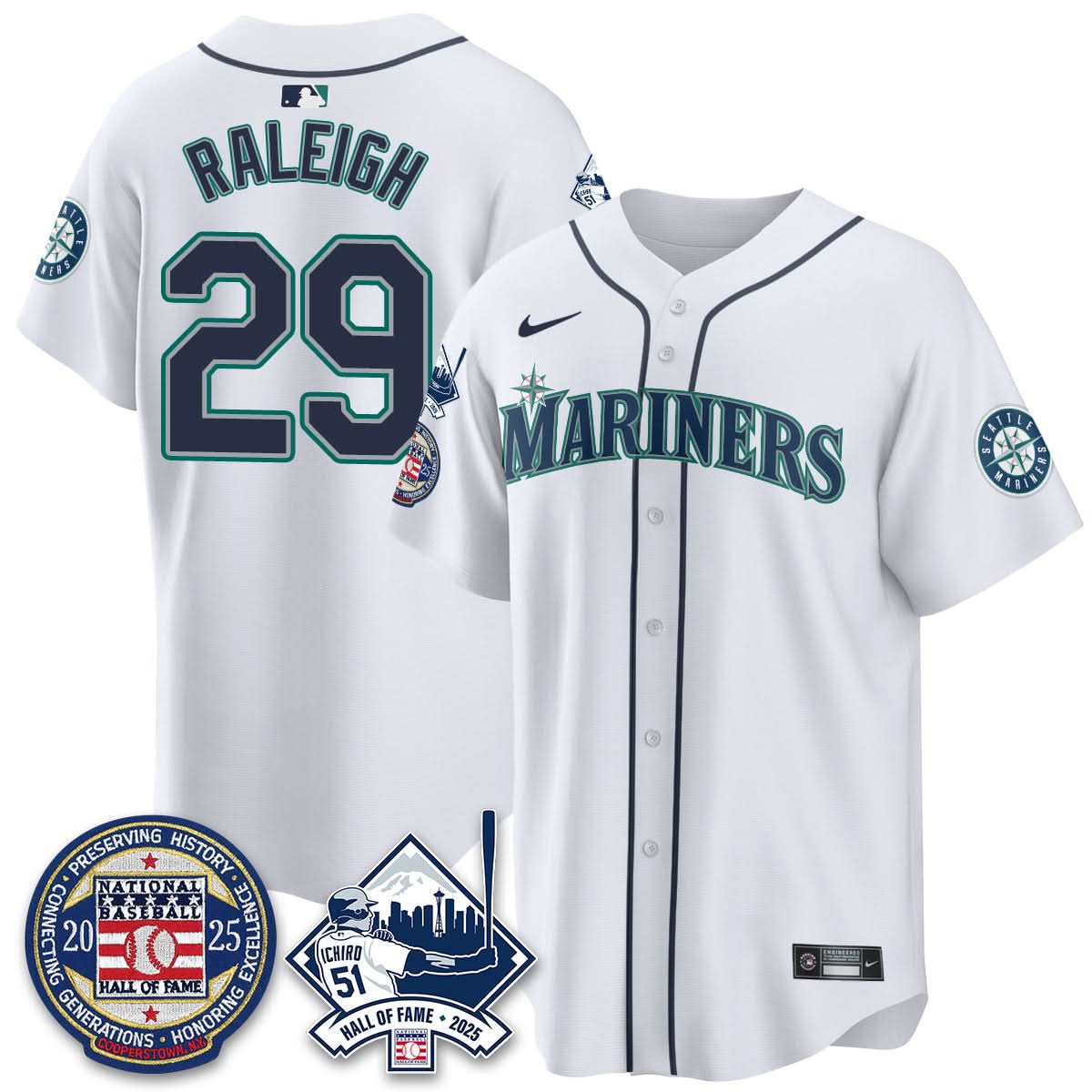 SM Ichiro Number Retirement Jersey V2 - Stitched