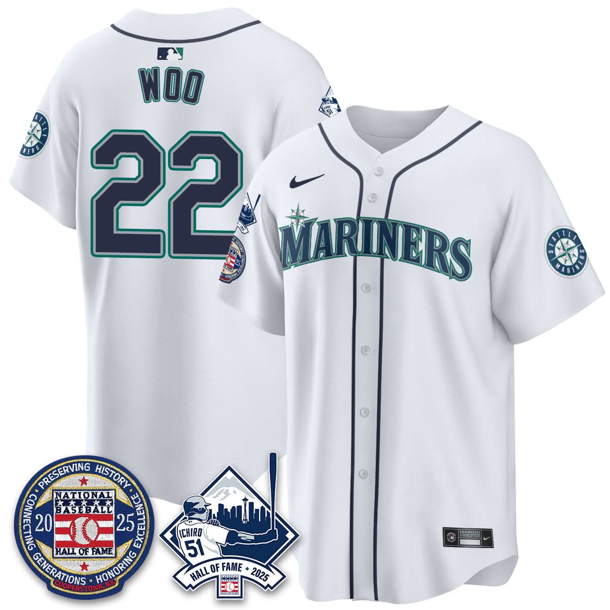 SM Ichiro Number Retirement Jersey V2 - Stitched