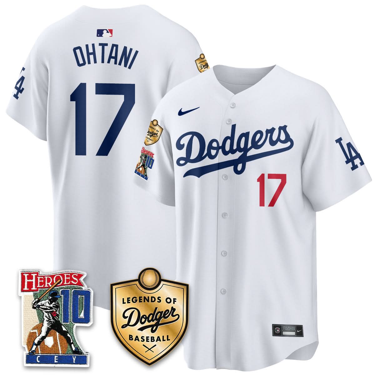 LAD Ron Cey "Legends Of LAD Baseball" Jersey - Stitched