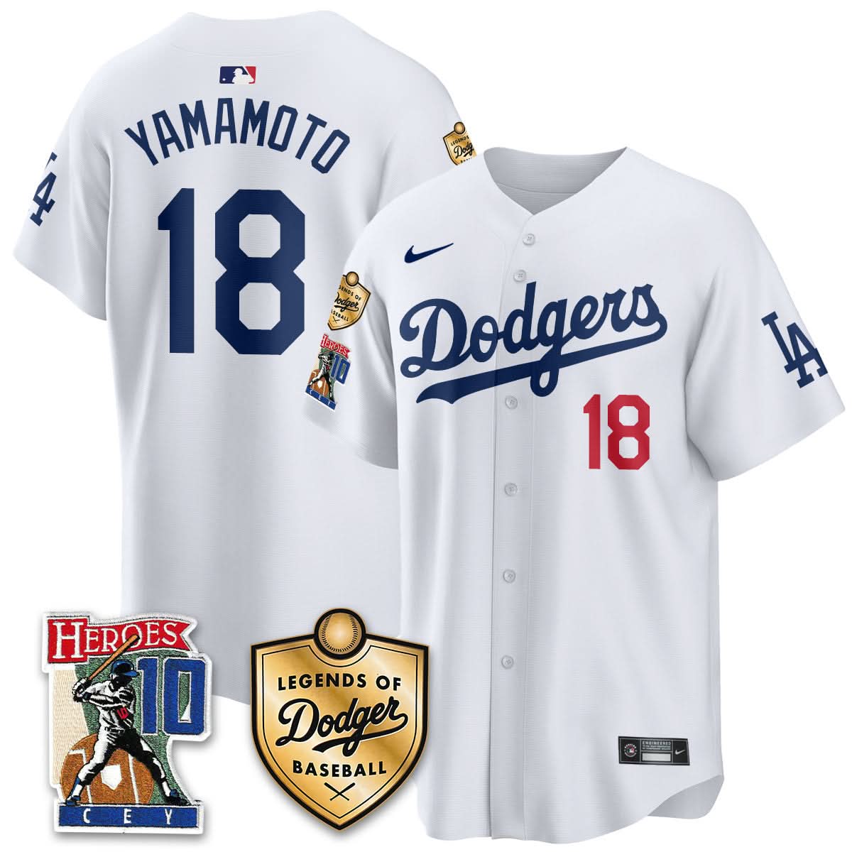 LAD Ron Cey "Legends Of LAD Baseball" Jersey - Stitched