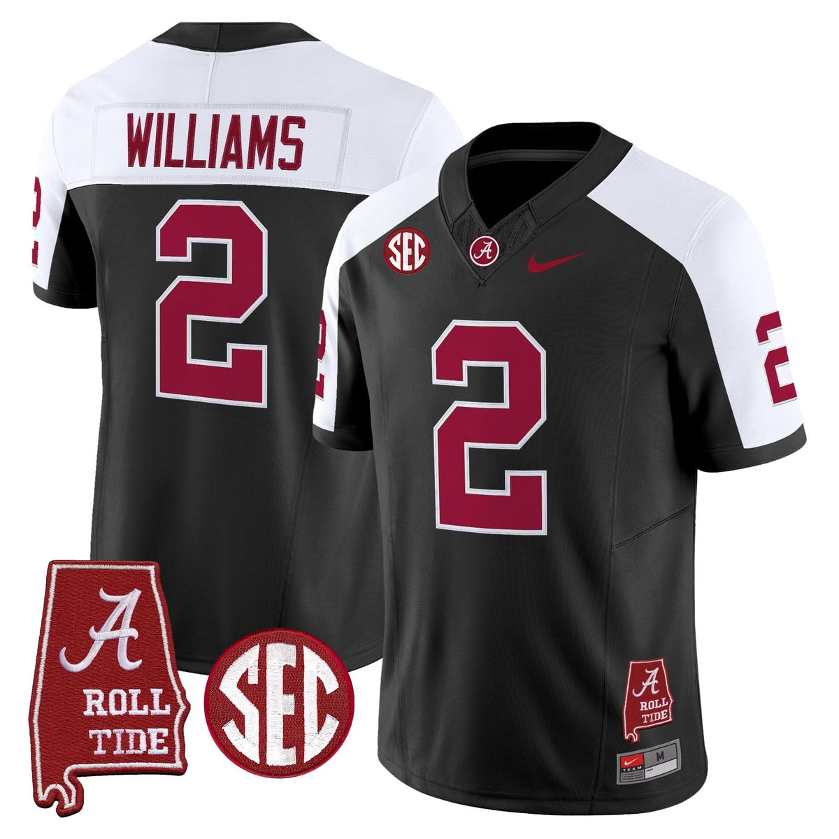 ACT Throwback Vapor Limited Jersey - Alabama Map