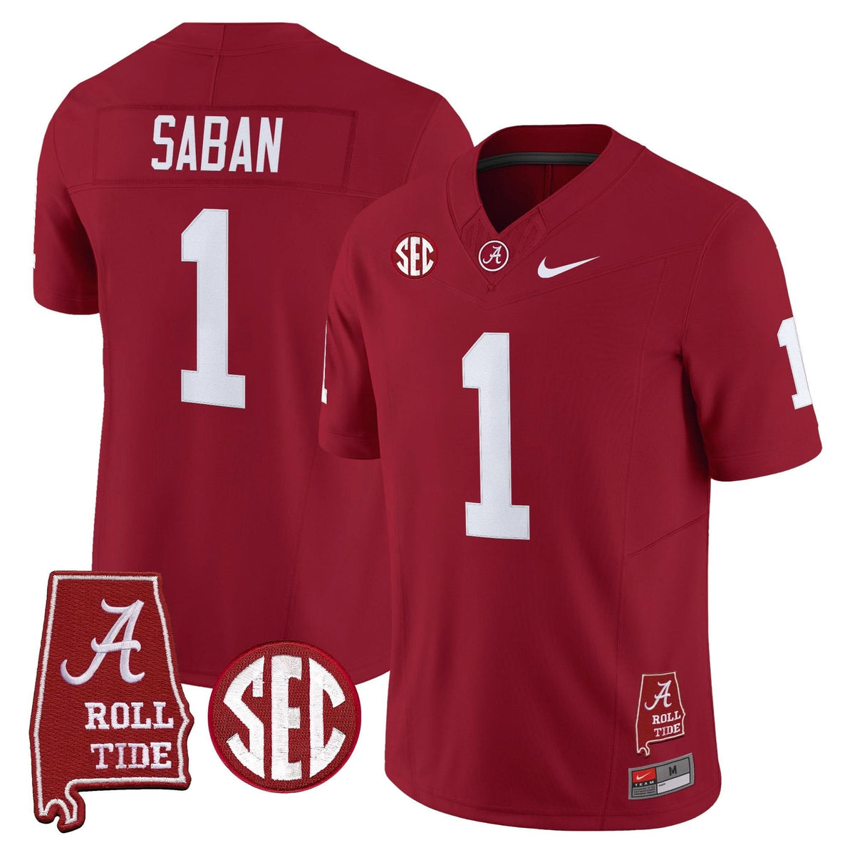 ACT Throwback Vapor Limited Jersey - Alabama Map