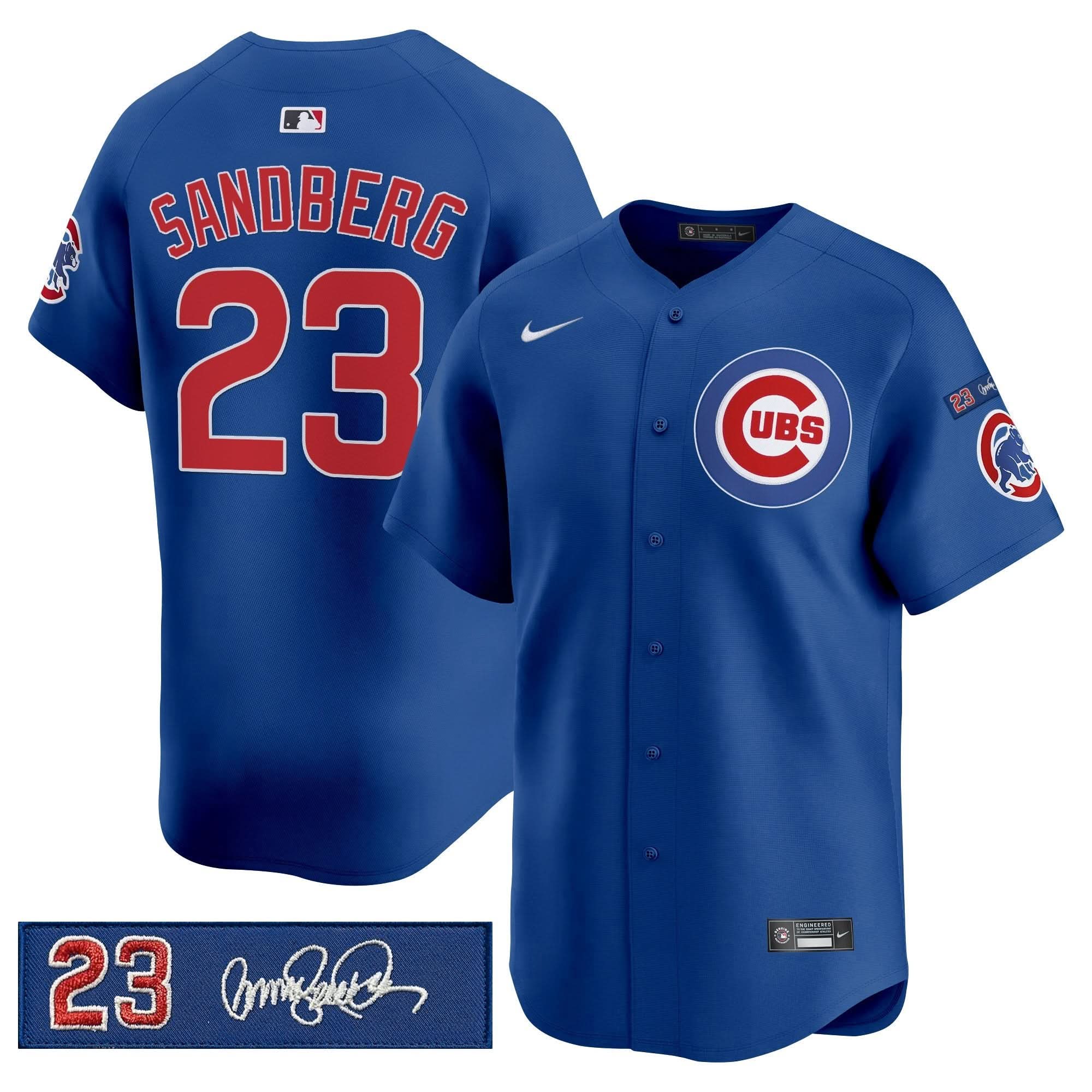 CC 'Ryne Sandberg Tribute' Vapor Premier Limited Jersey V3 - Stitched