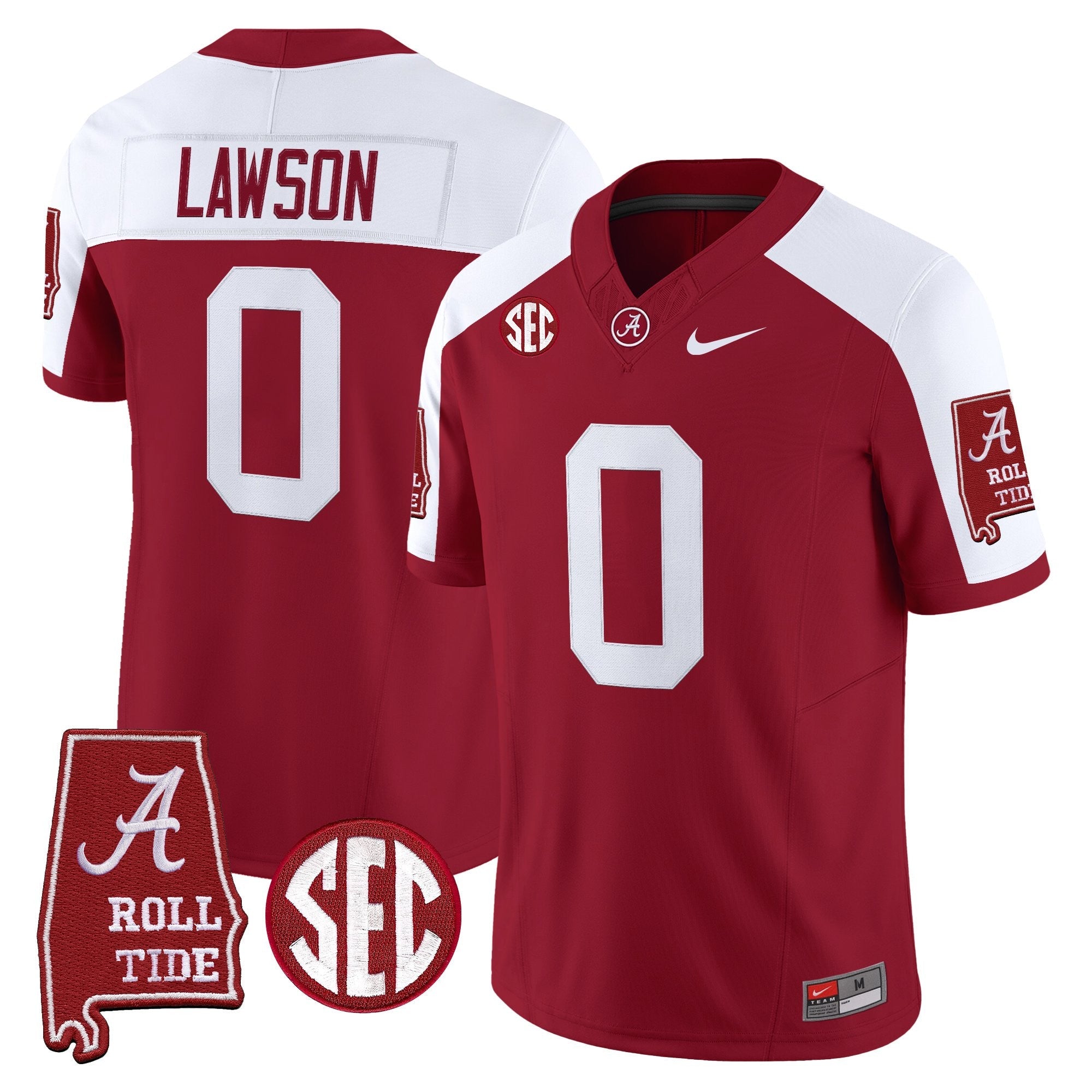 BAMA 2026 Vapor Limited Jersey - Alabama Map - Stitched