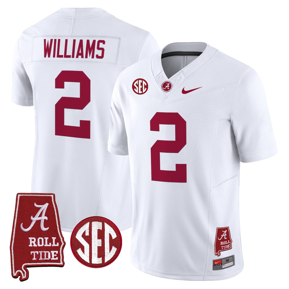 BAMA 2026 Vapor Limited Jersey - Alabama Map - Stitched
