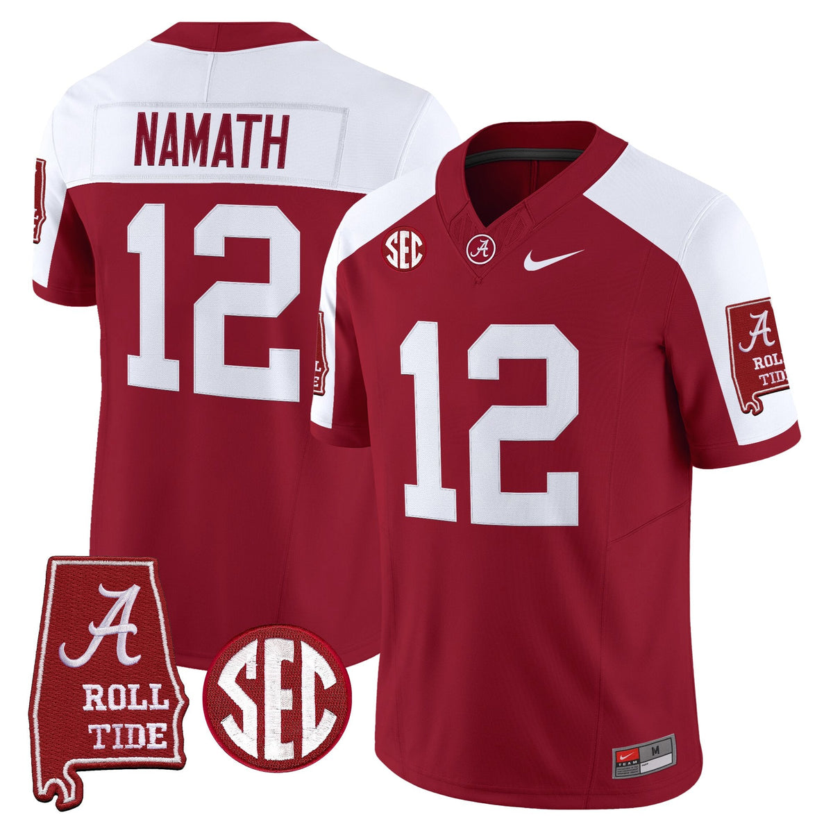 BAMA 2026 Vapor Limited Jersey - Alabama Map - Stitched