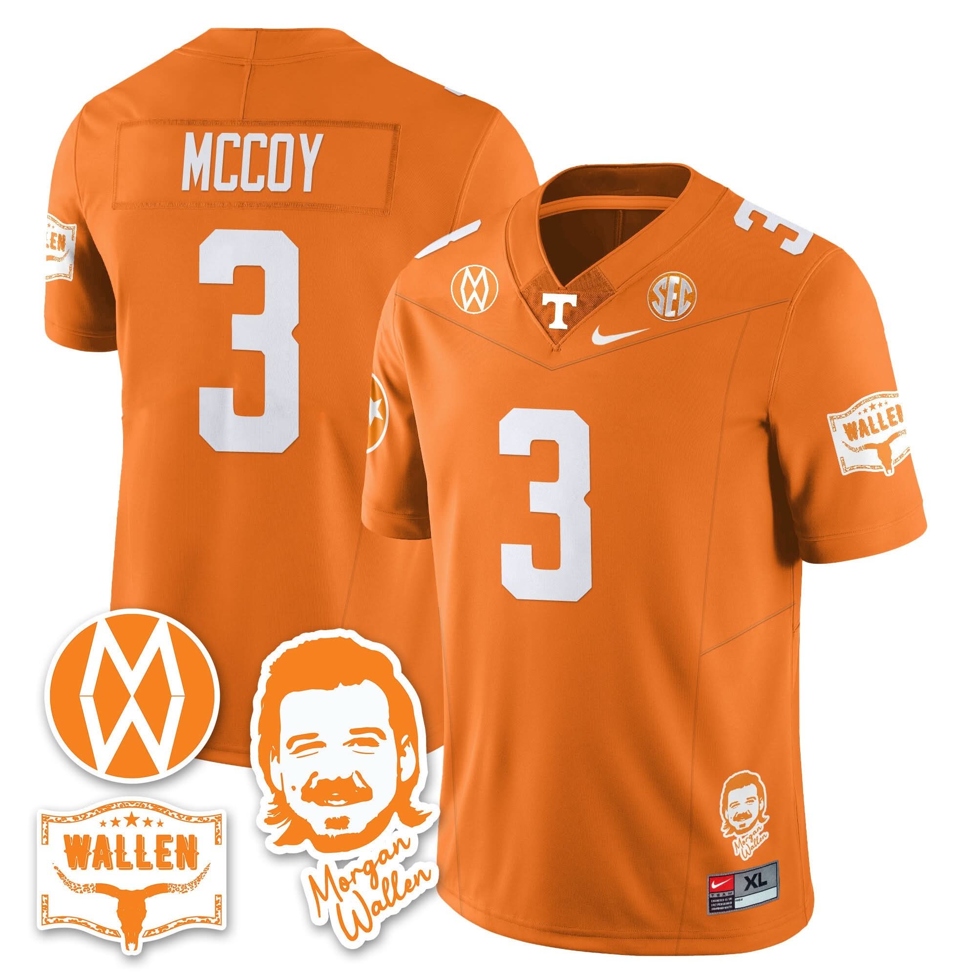 TV Morgan Wallen 2025 Jersey