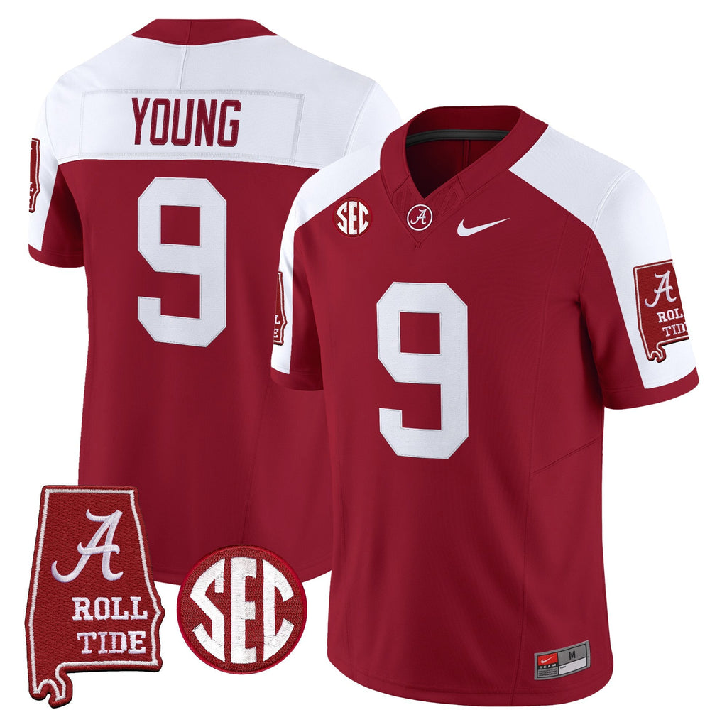 BAMA 2026 Vapor Limited Jersey - Alabama Map - Stitched