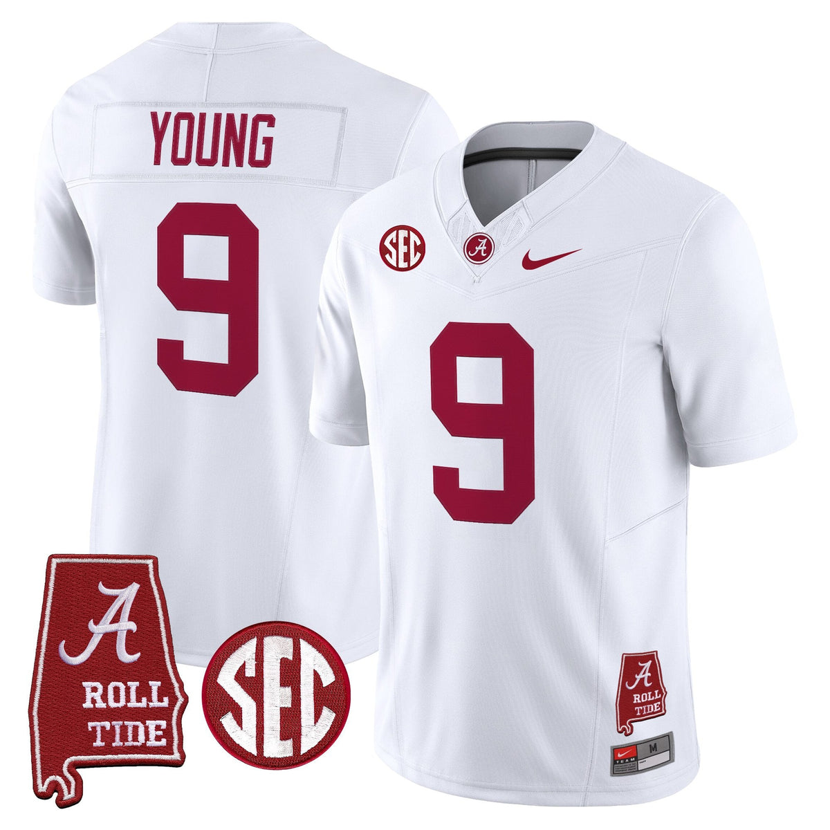 BAMA 2026 Vapor Limited Jersey - Alabama Map - Stitched