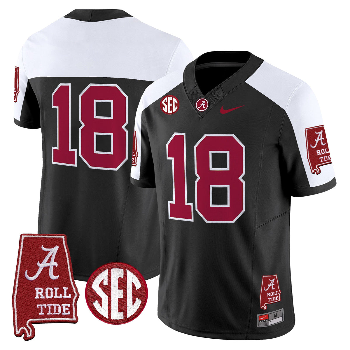 BAMA 2026 Vapor Limited Jersey - Alabama Map - Stitched