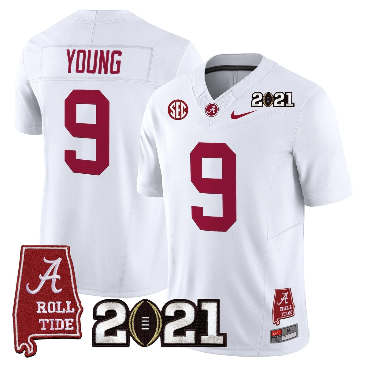 ACT '2021 CFP National Championship' Vapor Limited Jersey - Alabama Map