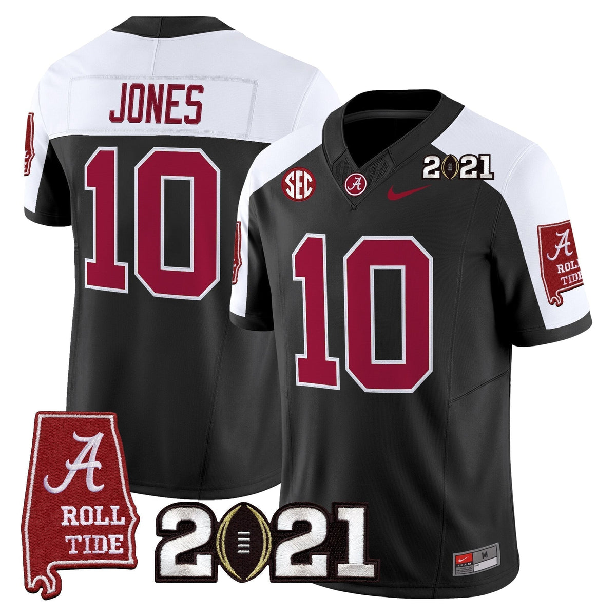 ACT '2021 CFP National Championship' Vapor Limited Jersey - Alabama Map