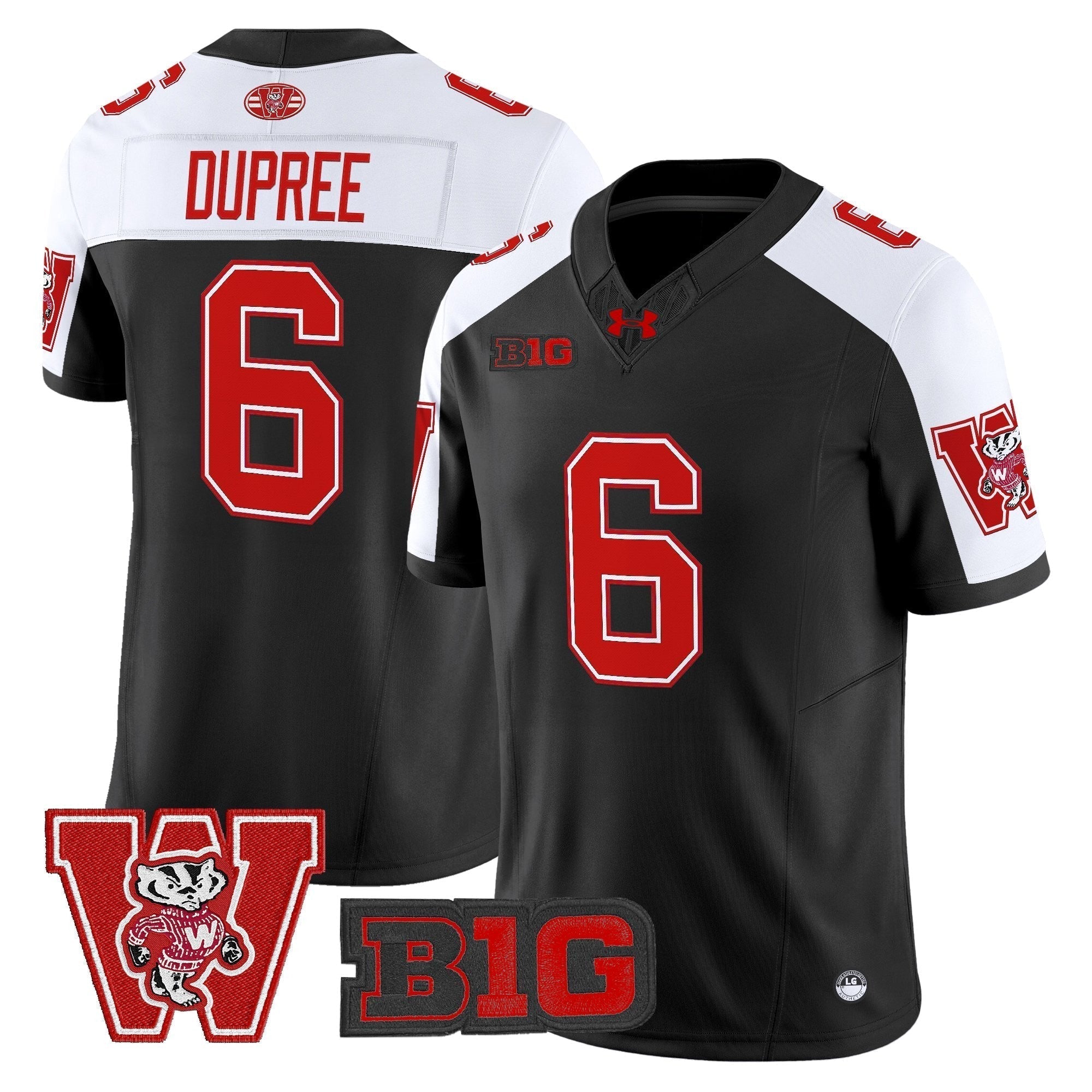 Wisconsin Badgers Throwback Vapor Limited Jersey