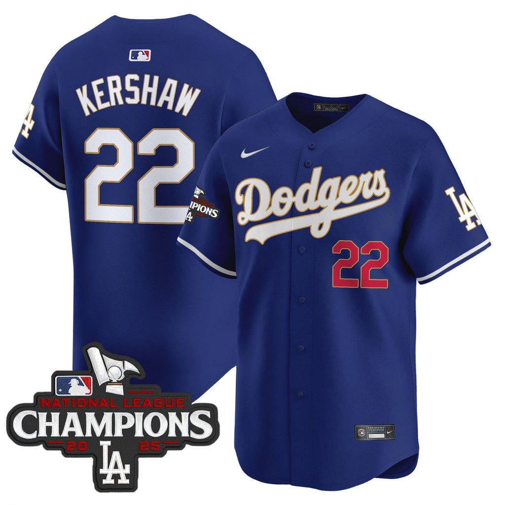 LAD 2025 National League Champions Vapor Premier Limited Jersey - Stitched
