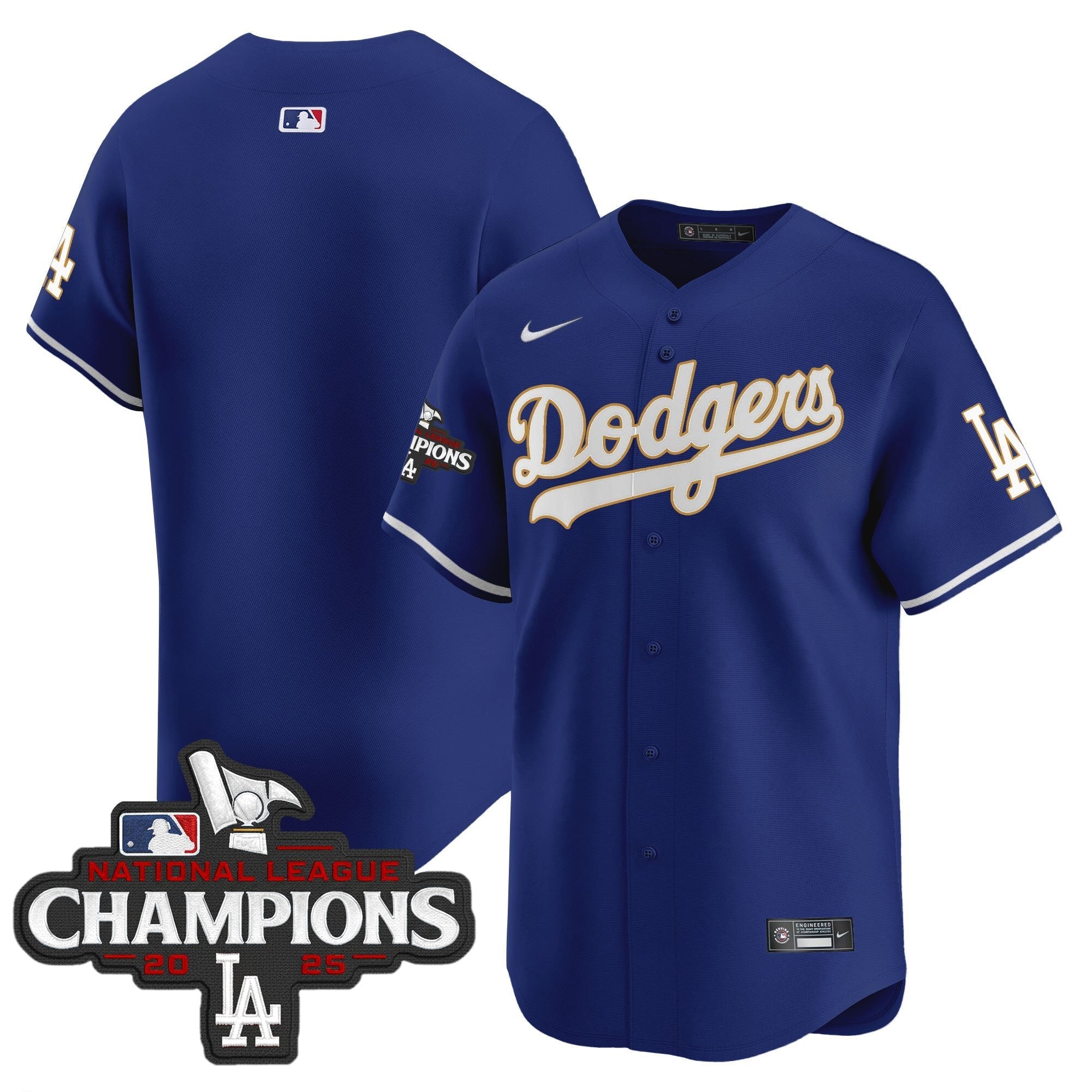 LAD 2025 National League Champions Vapor Premier Limited Jersey - Stitched