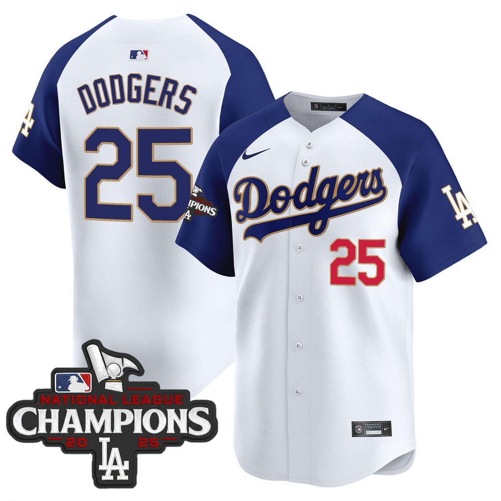 LAD 2025 National League Champions Vapor Premier Limited Jersey - Stitched