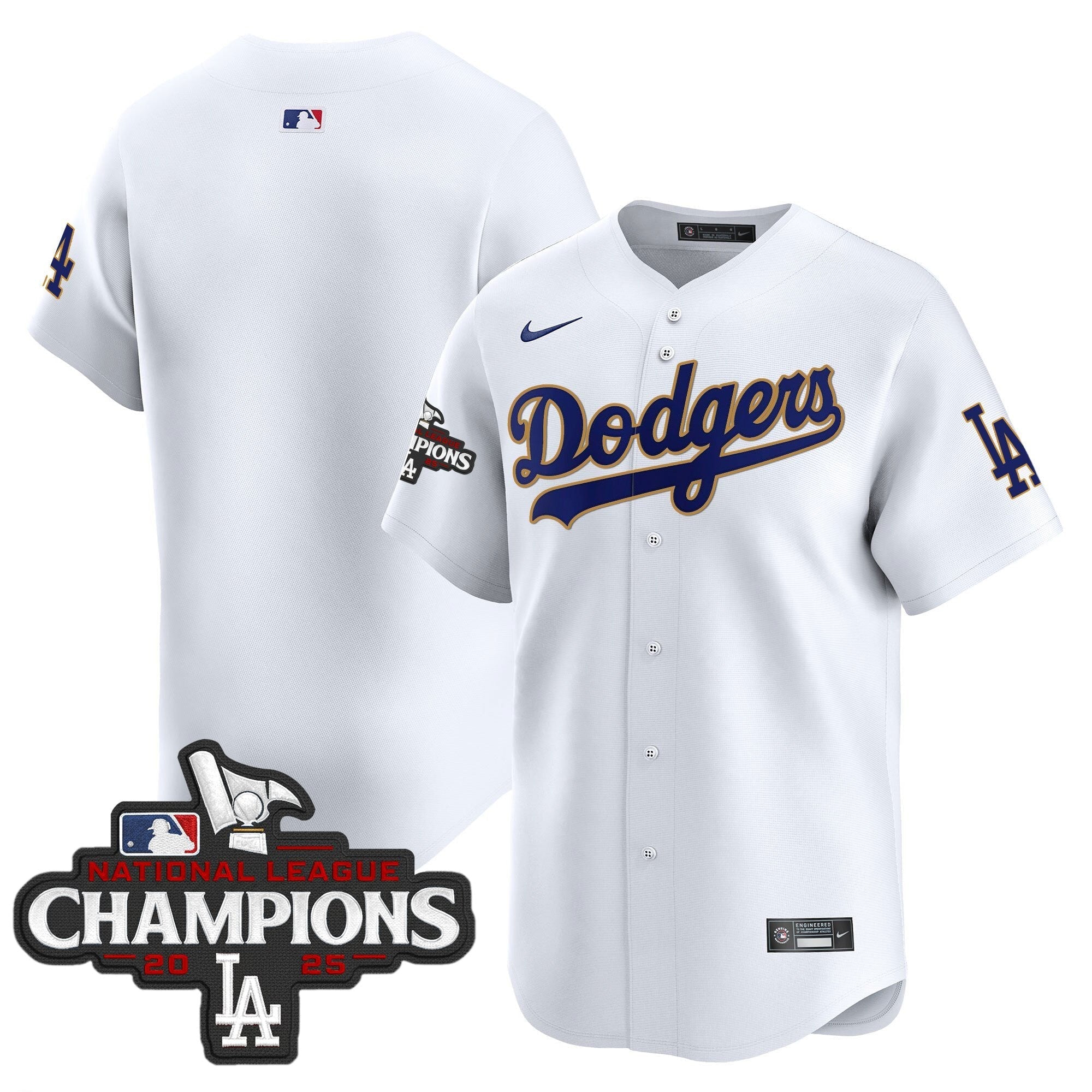 LAD 2025 National League Champions Vapor Premier Limited Jersey - Stitched