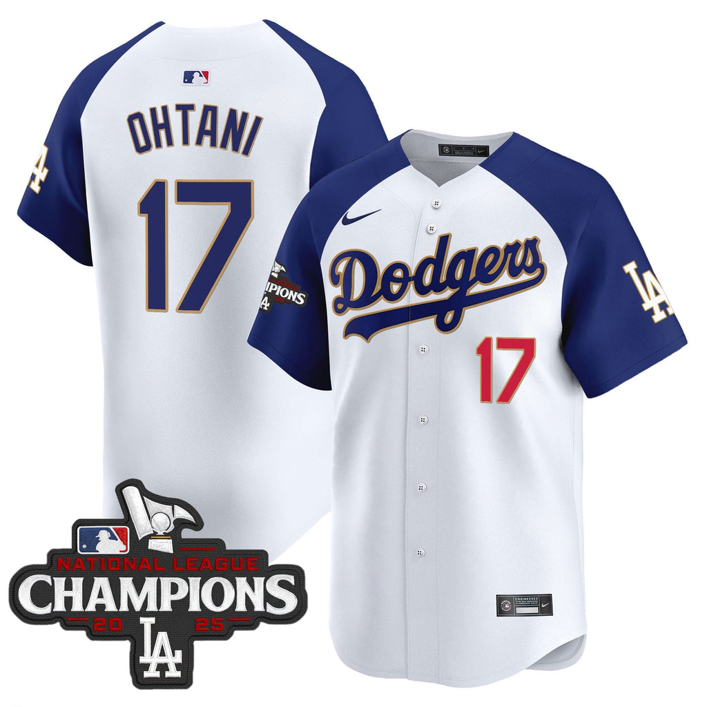 LAD 2025 National League Champions Vapor Premier Limited Jersey - Stitched