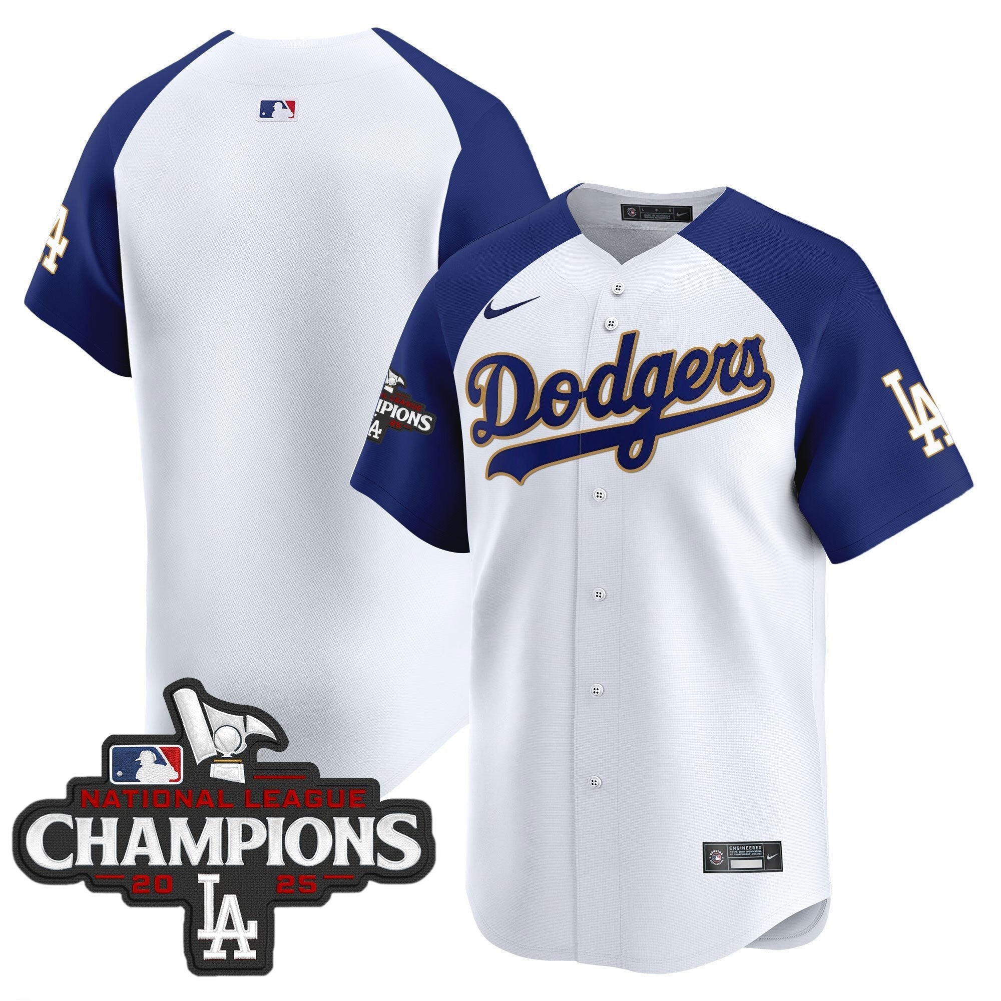 LAD 2025 National League Champions Vapor Premier Limited Jersey - Stitched