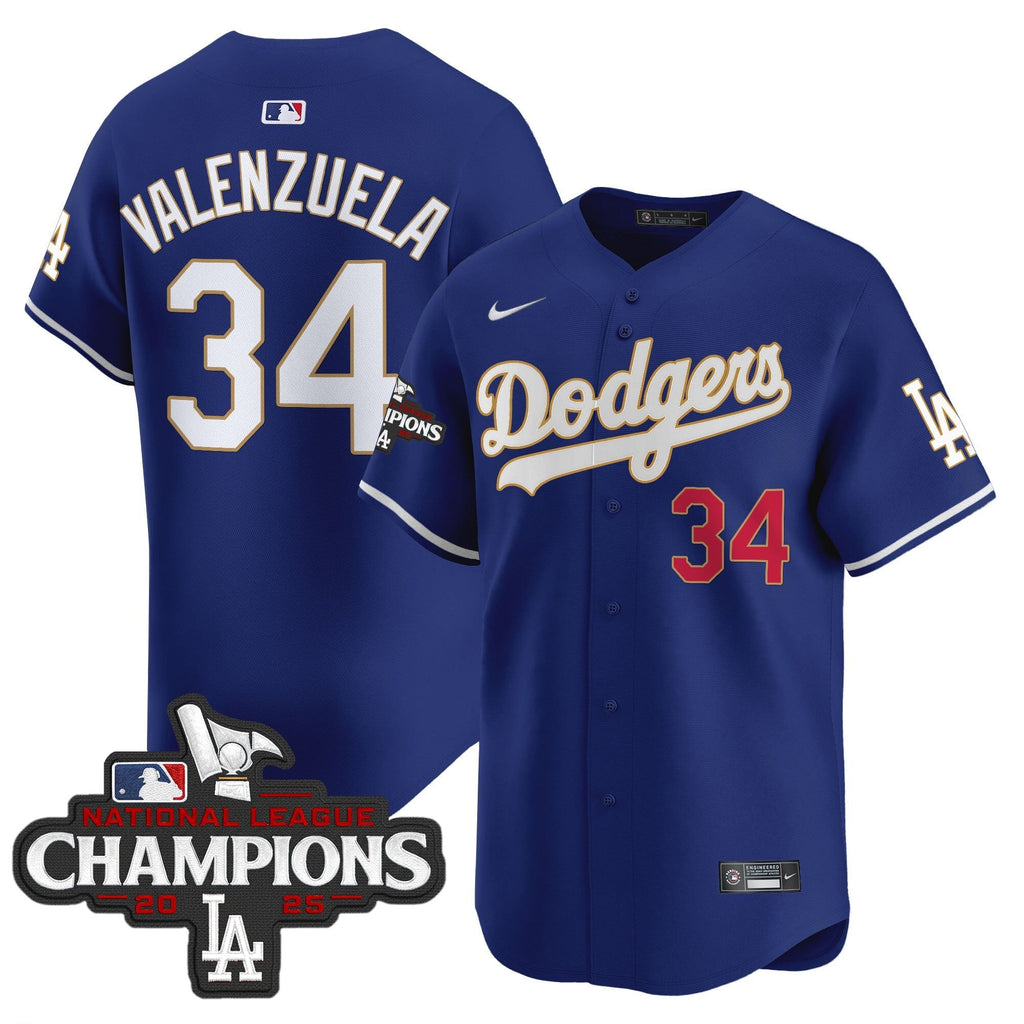 LAD 2025 National League Champions Vapor Premier Limited Jersey - Stitched
