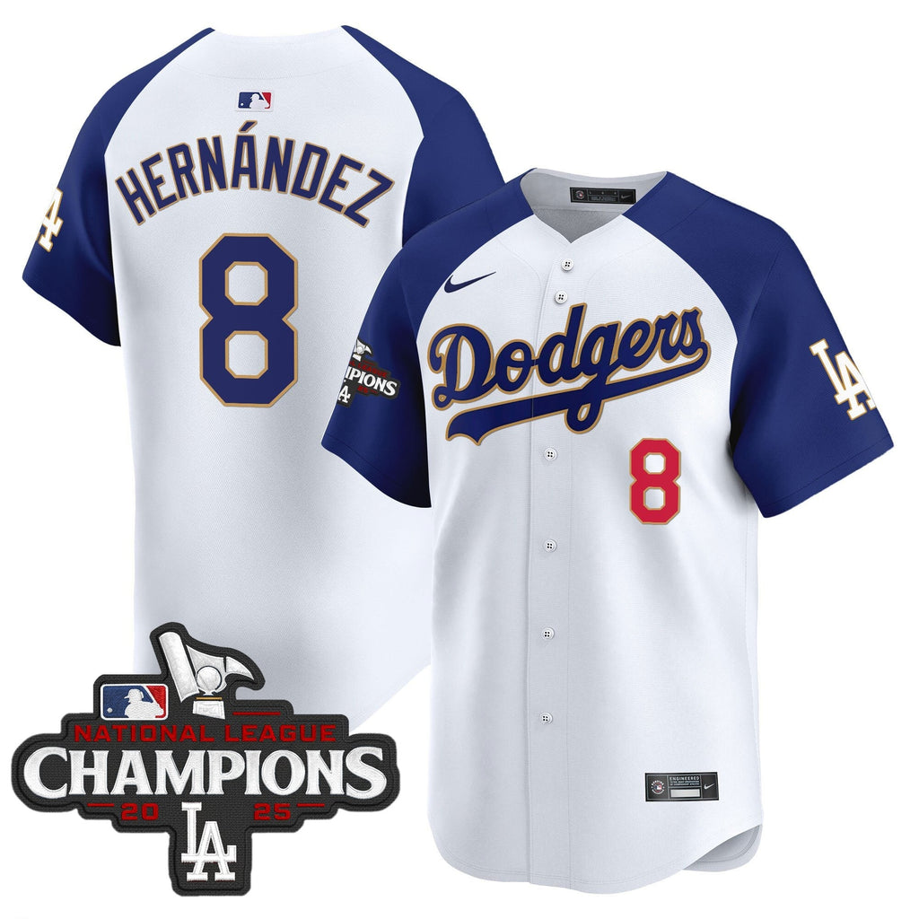 LAD 2025 National League Champions Vapor Premier Limited Jersey - Stitched