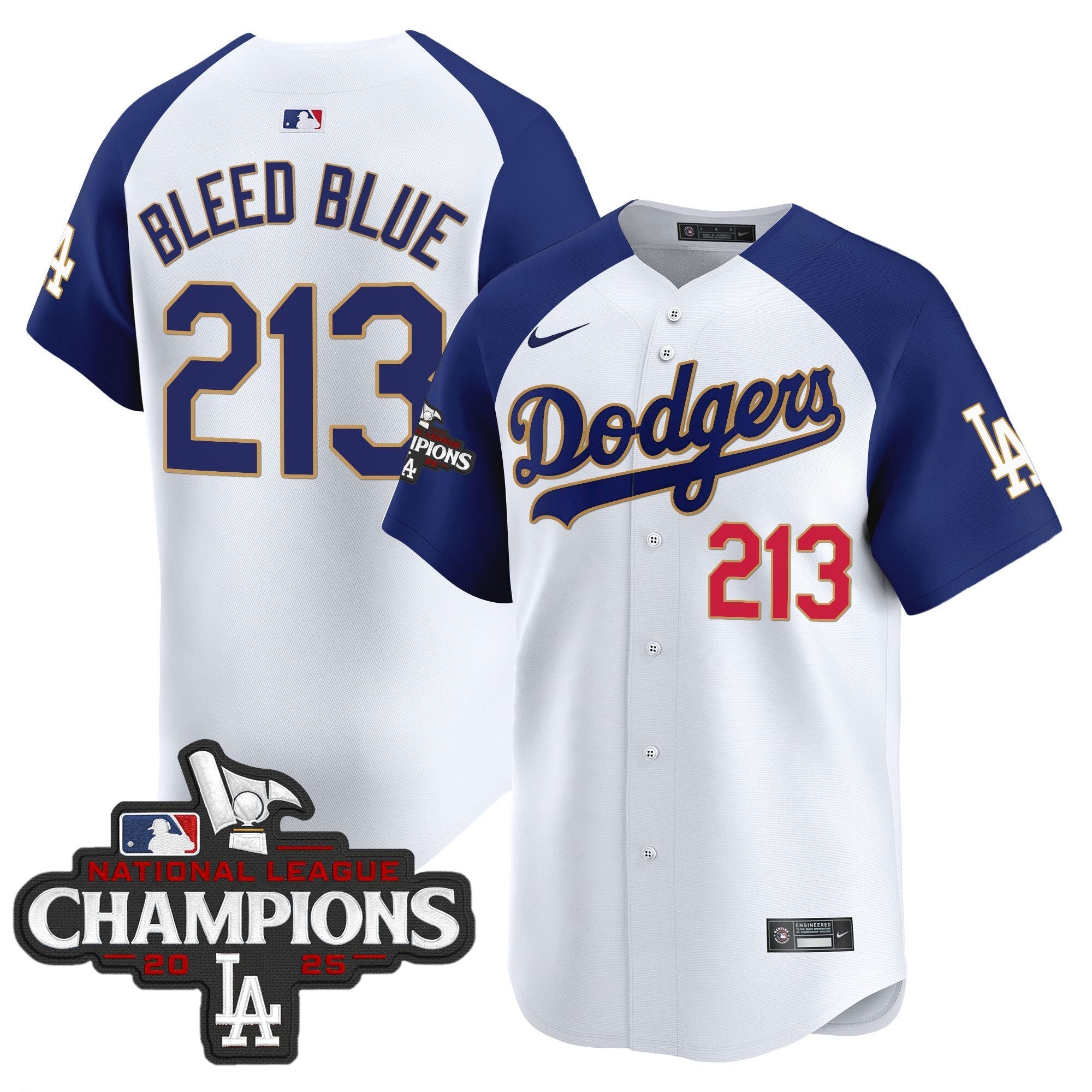 LAD 2025 National League Champions Vapor Premier Limited Jersey - Stitched