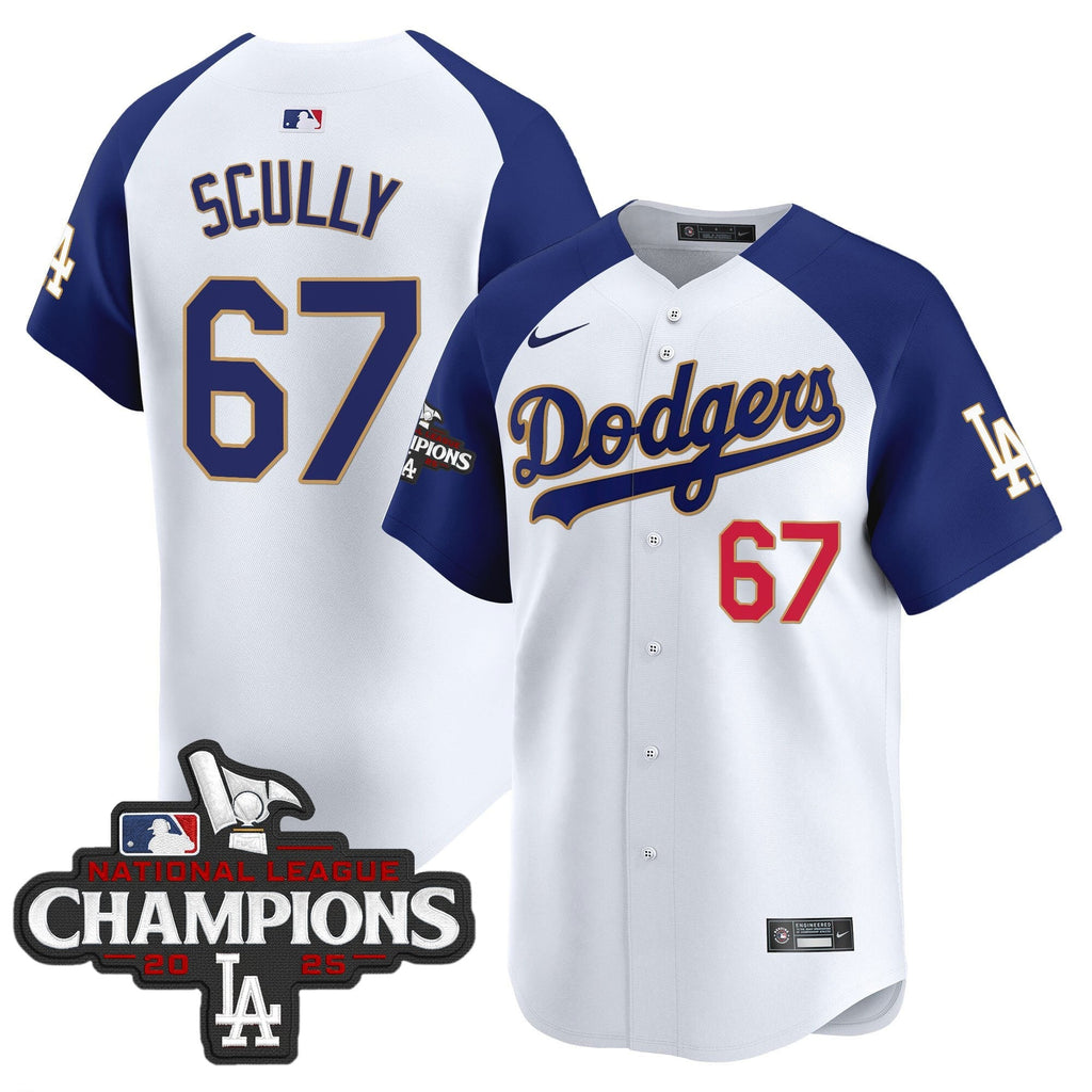 LAD 2025 National League Champions Vapor Premier Limited Jersey - Stitched