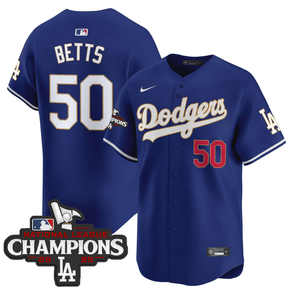 LAD 2025 National League Champions Vapor Premier Limited Jersey - Stitched