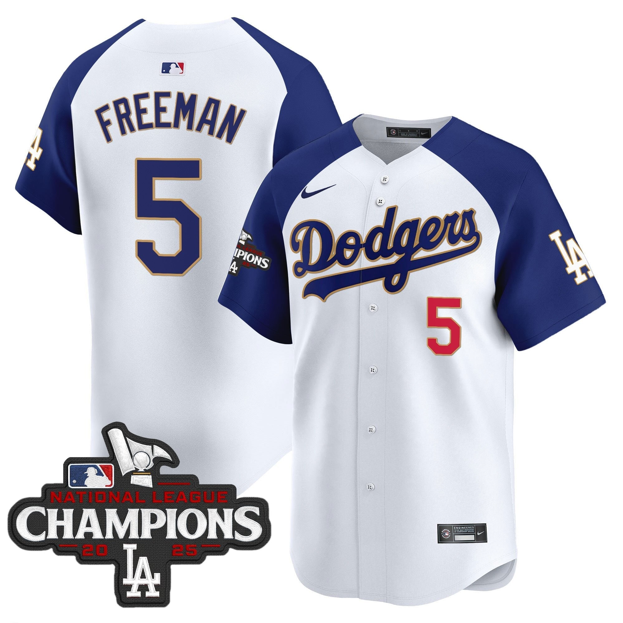 LAD 2025 National League Champions Vapor Premier Limited Jersey - Stitched