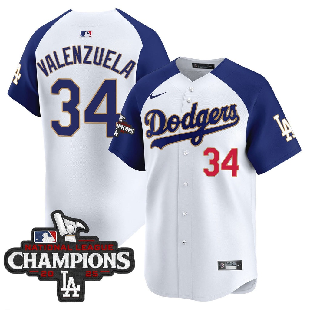 LAD 2025 National League Champions Vapor Premier Limited Jersey - Stitched