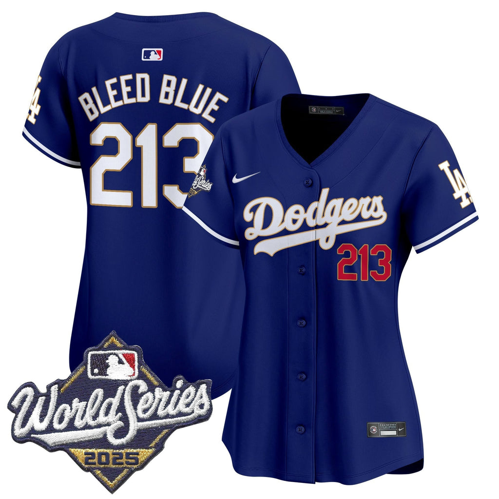 Women's LAD 2025 World Series Gold Trim Vapor Premier Limited Jersey - Stitched