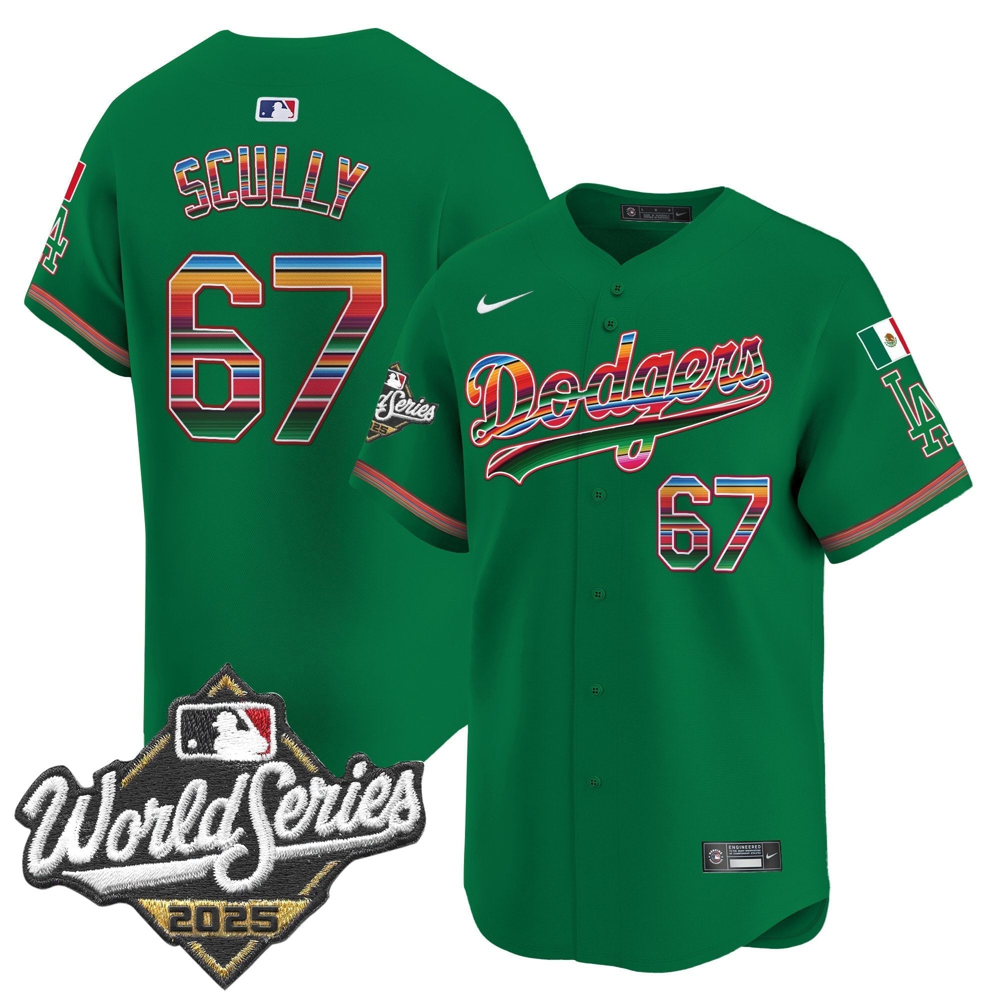 LAD Mexico 2025 World Series Vapor Premier Limited Jersey - Stitched