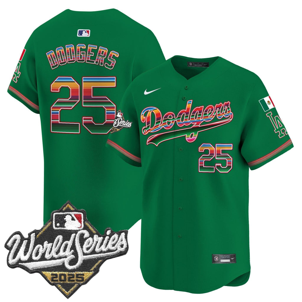 LAD Mexico 2025 World Series Vapor Premier Limited Jersey - Stitched