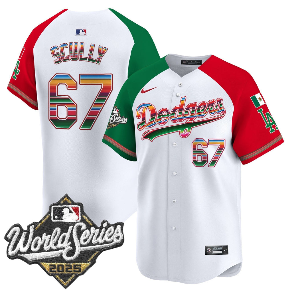 LAD Mexico 2025 World Series Vapor Premier Limited Jersey - Stitched