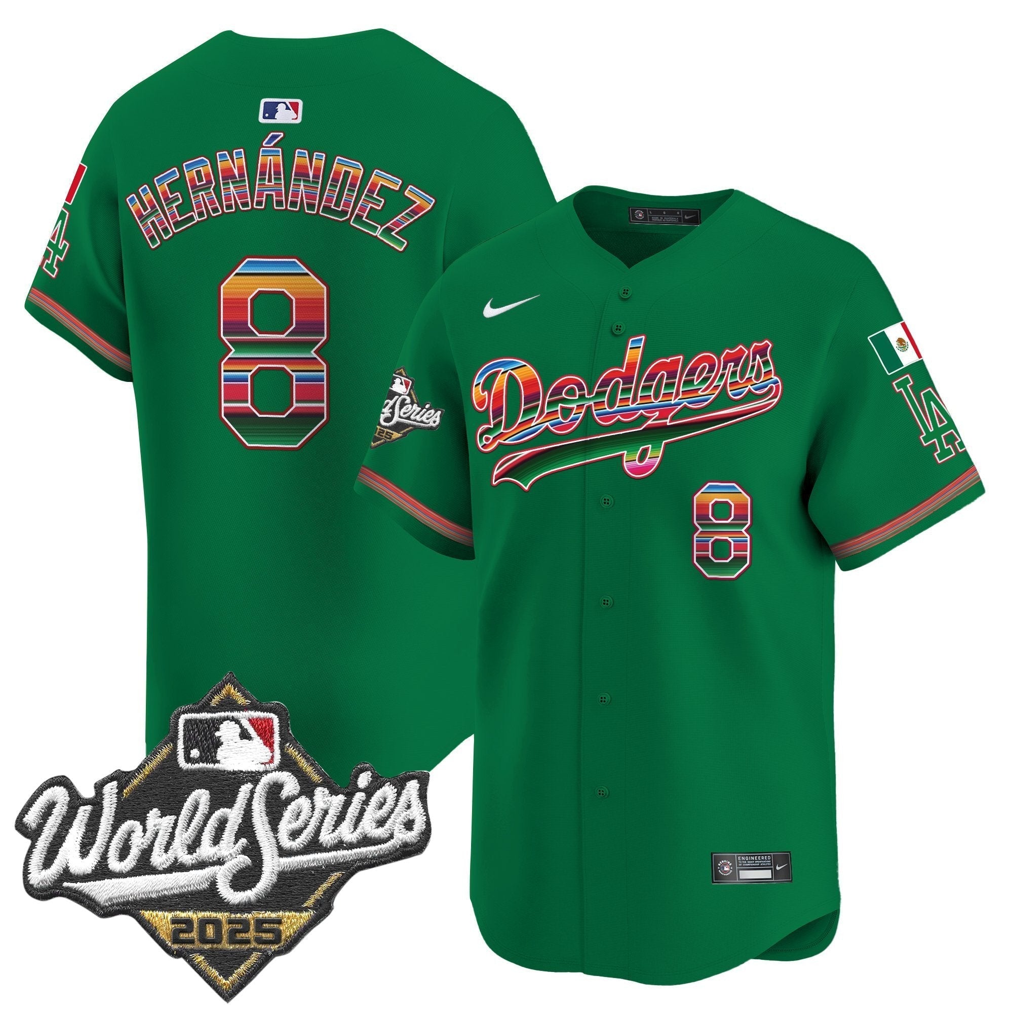 LAD Mexico 2025 World Series Vapor Premier Limited Jersey - Stitched