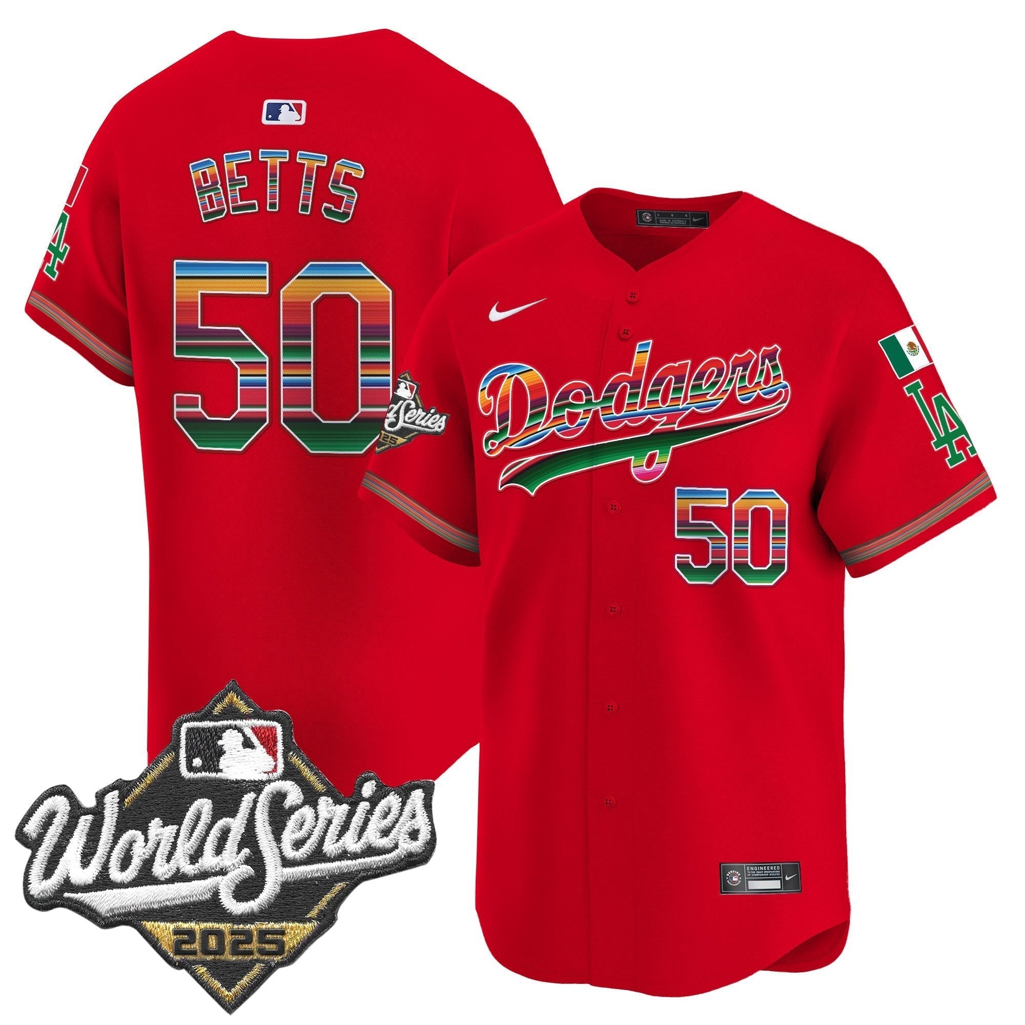 LAD Mexico 2025 World Series Vapor Premier Limited Jersey - Stitched