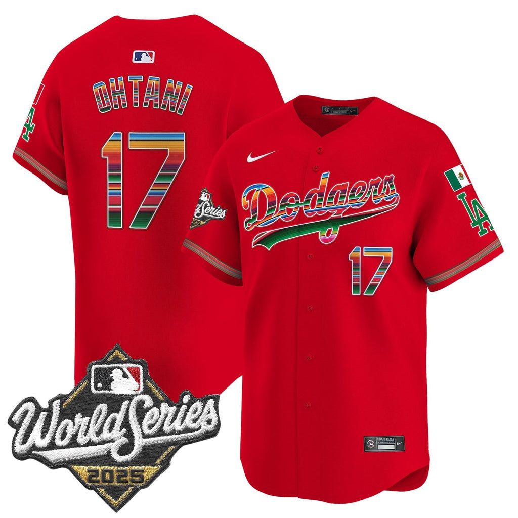 LAD Mexico 2025 World Series Vapor Premier Limited Jersey - Stitched