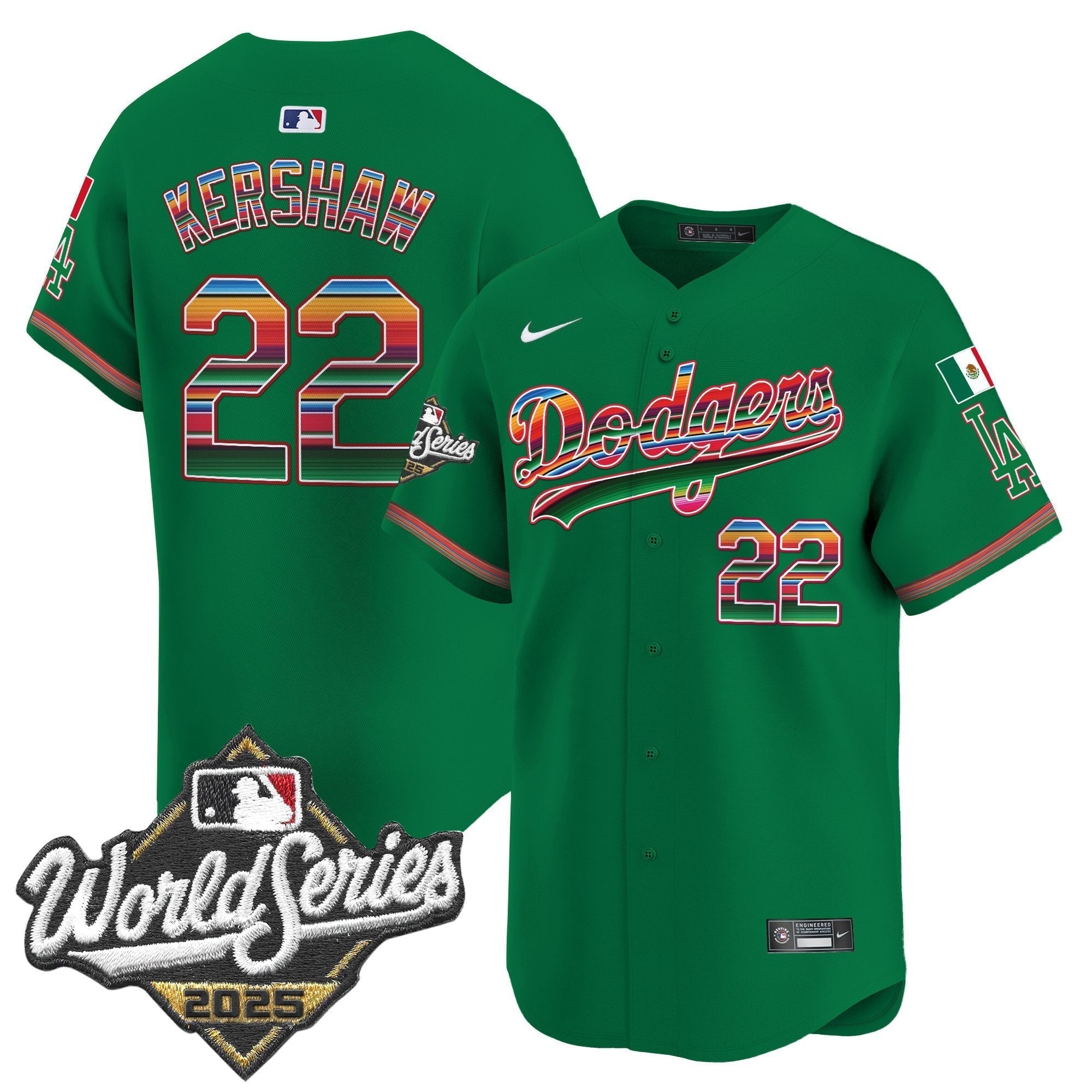 LAD Mexico 2025 World Series Vapor Premier Limited Jersey - Stitched