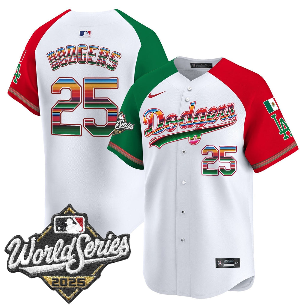 LAD Mexico 2025 World Series Vapor Premier Limited Jersey - Stitched