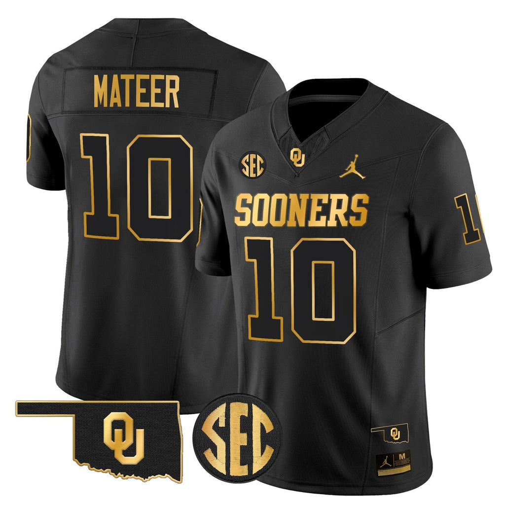 OU 2025 Gold Vapor Limited Jersey - Stitched