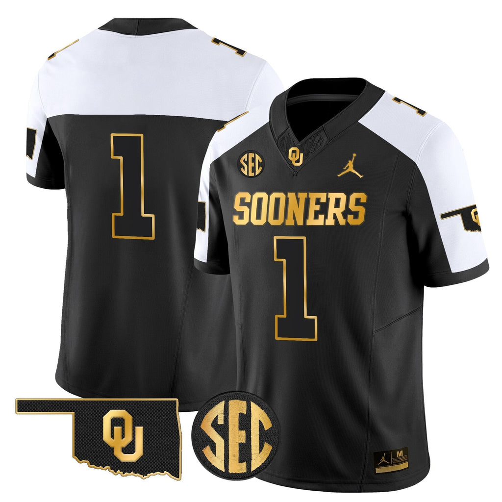 OU 2025 Gold Vapor Limited Jersey - Stitched