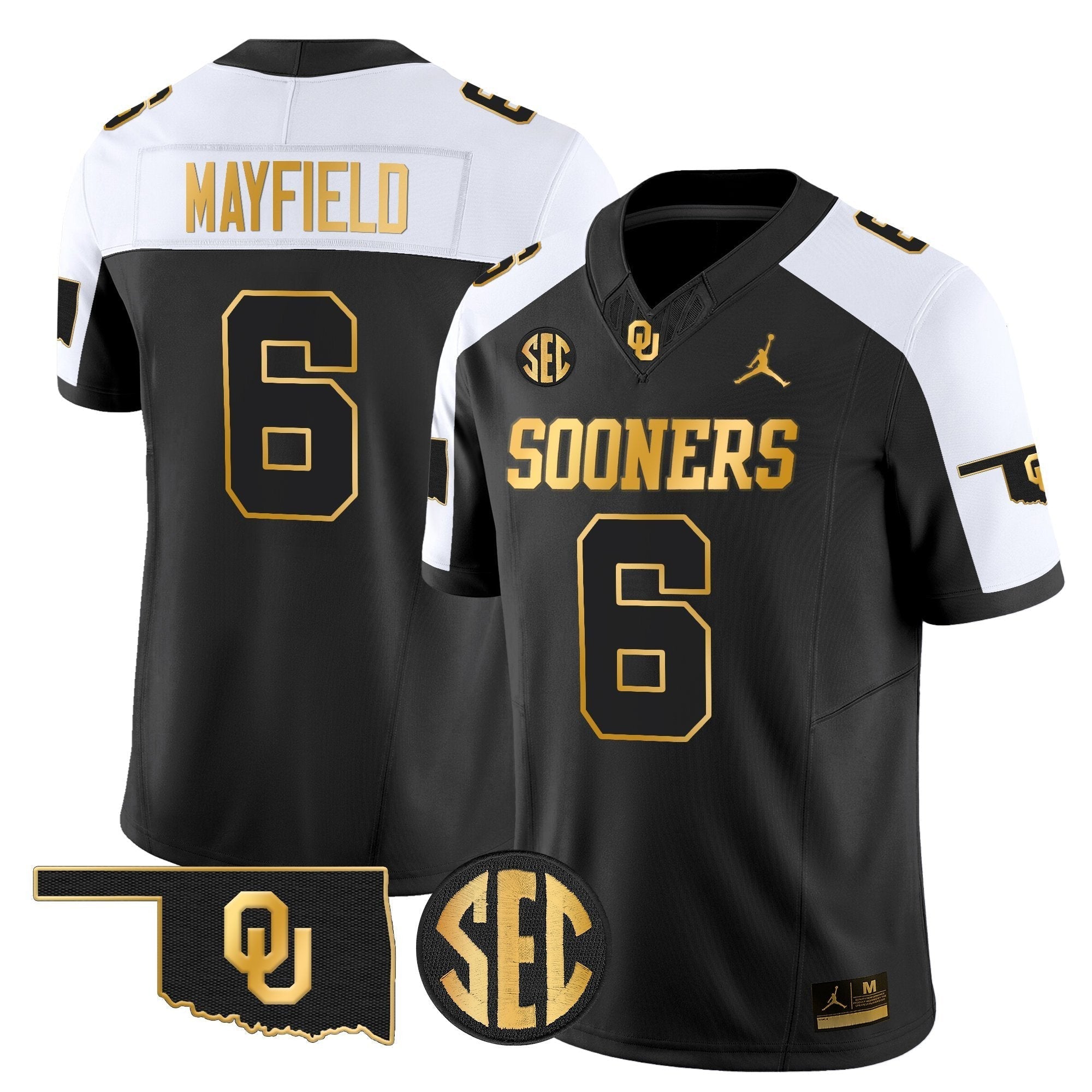 OU 2025 Gold Vapor Limited Jersey - Stitched