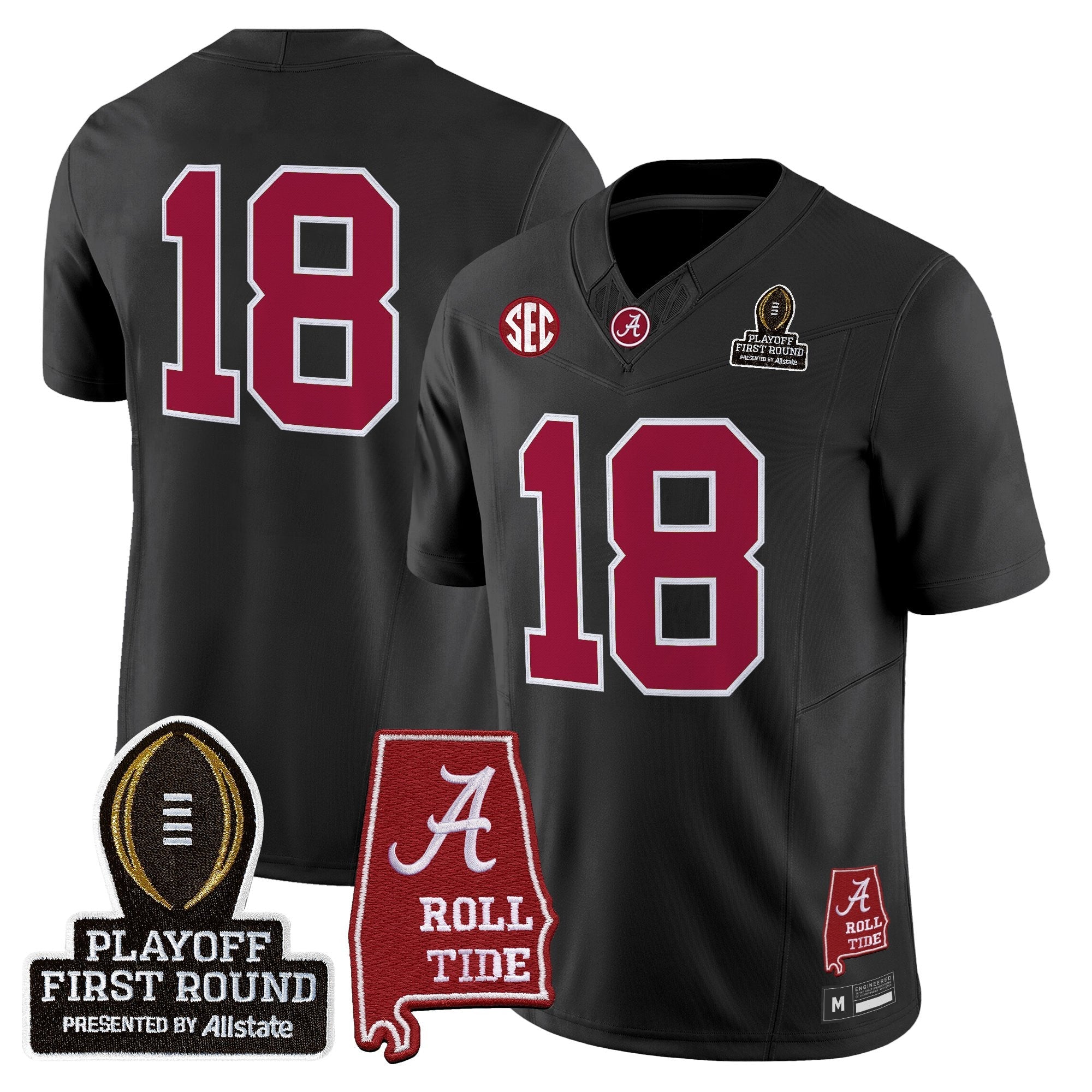 BAMA 2025 Playoff First Round Vapor Limited Jersey
