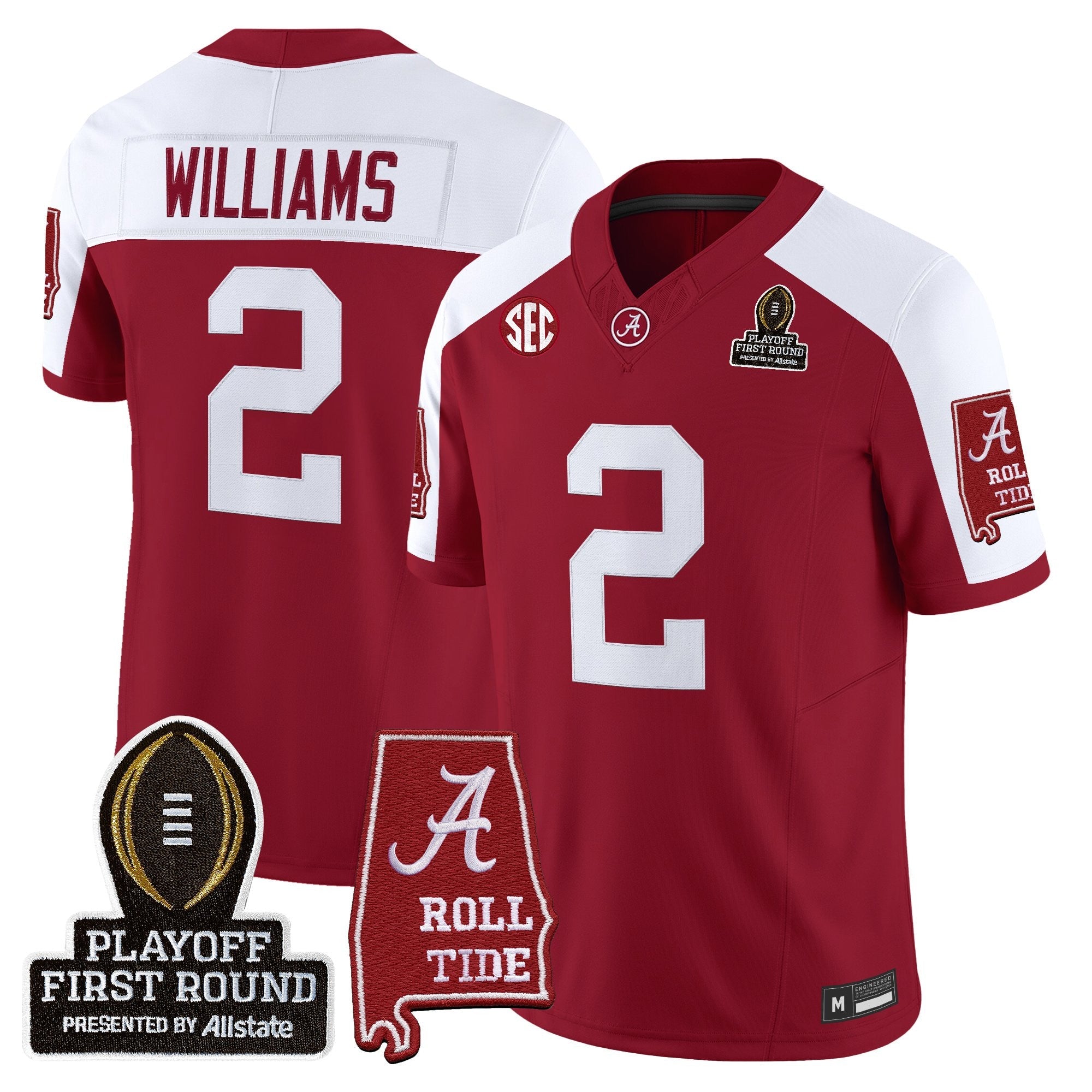 BAMA 2025 Playoff First Round Vapor Limited Jersey